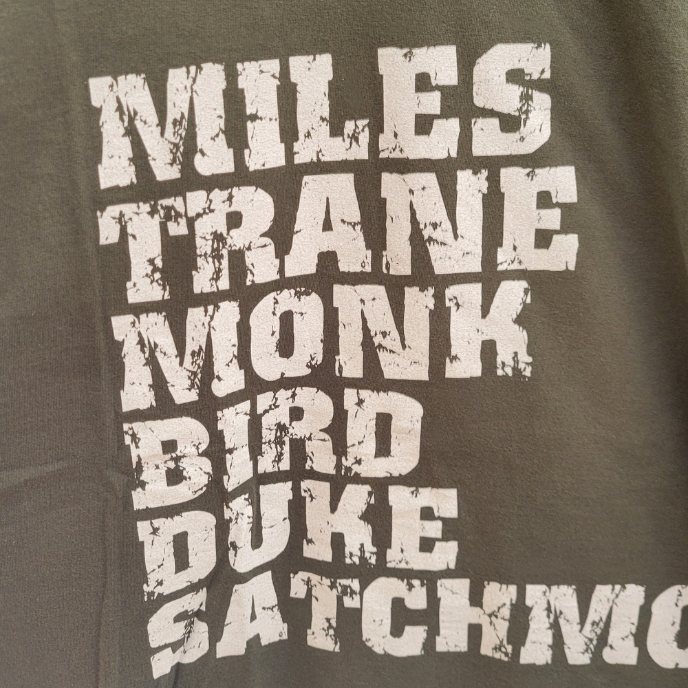 Graphic Tee with Jazz Legends Print